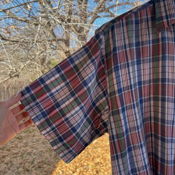 Ralph Lauren Men's Button Down Short Sleeve Shirt Plaid Size L - Picture 3 of 5